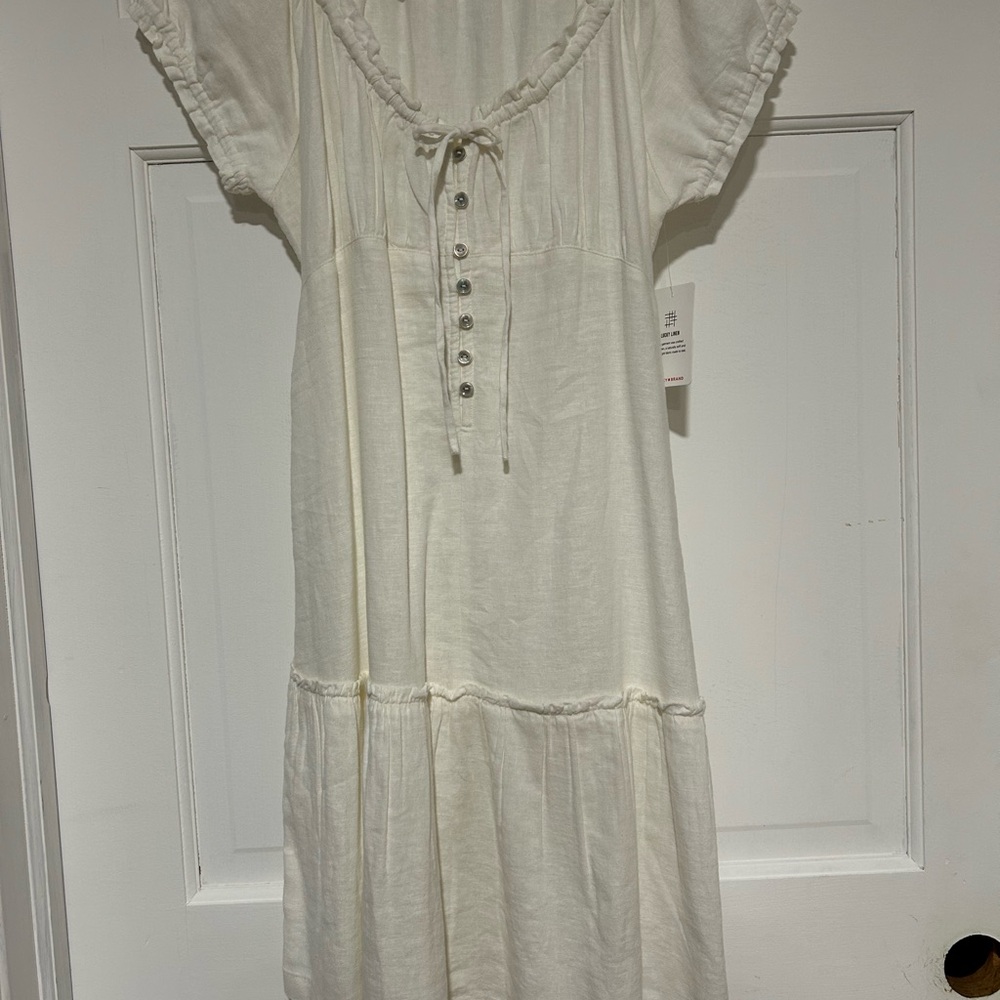 Lucky Brand White boho dress